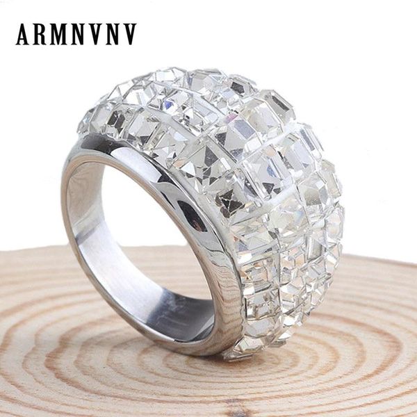 cluster rings armnvnv full crystals women 316l stainless steel genuine austrian crystal elements, Golden;silver
cluster rings armnvnv full crystals women 316l stainless steel genuine austrian crystal elements, Golden;silver