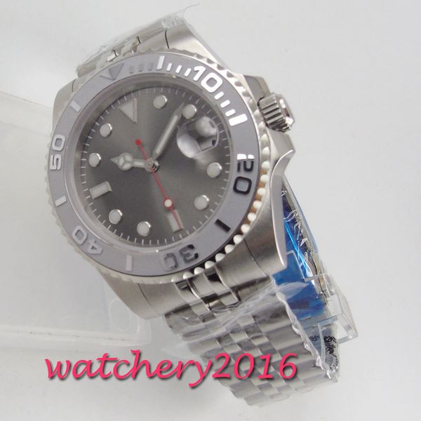 40mm automatic mechanical men's watches date sapphire crystal 2021 diver man watch relogio masculino role luxury men clock, Slivery;brown
40mm automatic mechanical men's watches date sapphire crystal 2021 diver man watch relogio masculino role luxury men clock, Slivery;brown
