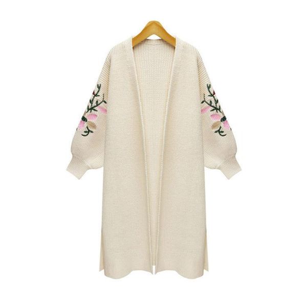 women knitting gray sweater women autumn winter loose embroidery lantern sleeves cardigan sweaters jumper womens christmas m247, Black;brown
women knitting gray sweater women autumn winter loose embroidery lantern sleeves cardigan sweaters jumper womens christmas m247, Black;brown