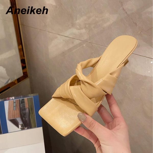 slippers aneikeh 2021 women shoes summer spike heels peep toe pu outside shallow party sweet leisure pleated elegant apricot, Black
slippers aneikeh 2021 women shoes summer spike heels peep toe pu outside shallow party sweet leisure pleated elegant apricot, Black