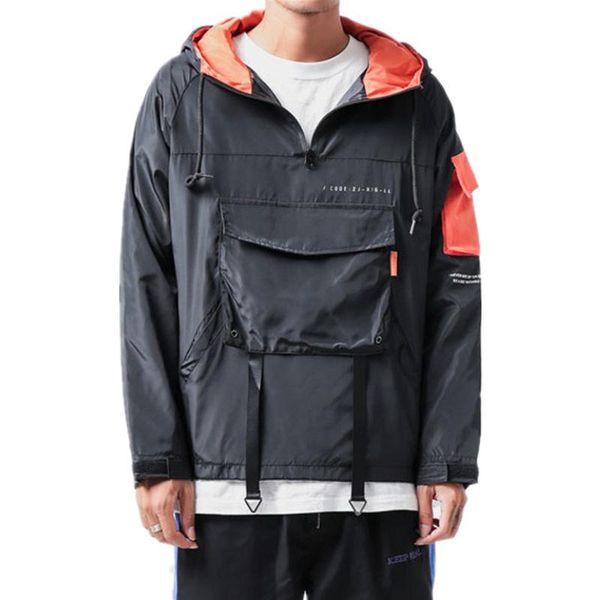 men's hoodies & sweatshirts 2021 sports windbreaker hoodie fashion hooded sweatshirt clothing casual loose streetwear male outwear, Black
men's hoodies & sweatshirts 2021 sports windbreaker hoodie fashion hooded sweatshirt clothing casual loose streetwear male outwear, Black