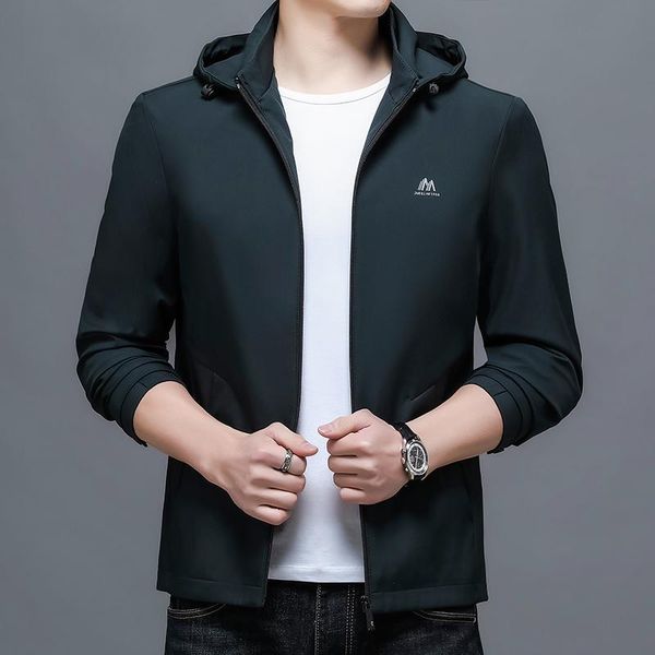 men's jackets fall luxury designer brand casual fashion hooded jacket men plain windbreaker korean windproof coats clothing, Black;brown
men's jackets fall luxury designer brand casual fashion hooded jacket men plain windbreaker korean windproof coats clothing, Black;brown