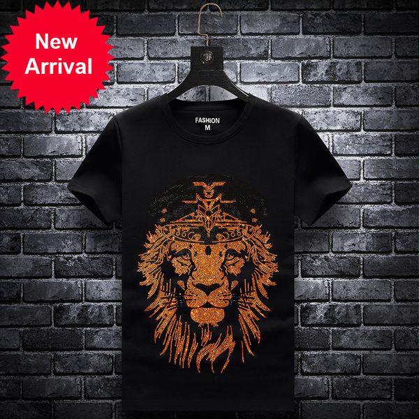 more size 7xl 2021 lion strass t-shirts men short-sleeve summer clothes man streetwear thin neck tshirts shirt zgiw, White;black
more size 7xl 2021 lion strass t-shirts men short-sleeve summer clothes man streetwear thin neck tshirts shirt zgiw, White;black