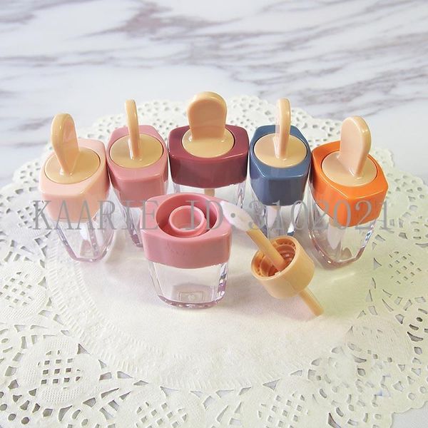 6ml 10/30/50pcs cosmetic plastic ice cream design lip gloss bottle, clear portable lip oil package, empty liquid lipstick tube
6ml 10/30/50pcs cosmetic plastic ice cream design lip gloss bottle, clear portable lip oil package, empty liquid lipstick tube