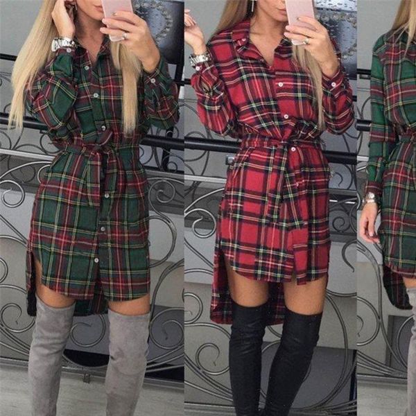 women autumn dress v neck long sleeve plus size plaid shirt dress women elegant vintage dress casual club female, Black;gray
women autumn dress v neck long sleeve plus size plaid shirt dress women elegant vintage dress casual club female, Black;gray