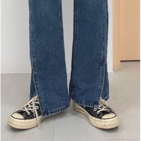 women's jeans woman pants high waist slit straight-leg denim trousers for women plus size loose flared pantalones vaqueros mujer, Blue
women's jeans woman pants high waist slit straight-leg denim trousers for women plus size loose flared pantalones vaqueros mujer, Blue