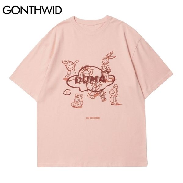 gonthwid short sleeve t-shirts men streetwear hip hop casual smile funny cartoon print tees shirts cotton harajuku tshirts 210809, White;black
gonthwid short sleeve t-shirts men streetwear hip hop casual smile funny cartoon print tees shirts cotton harajuku tshirts 210809, White;black