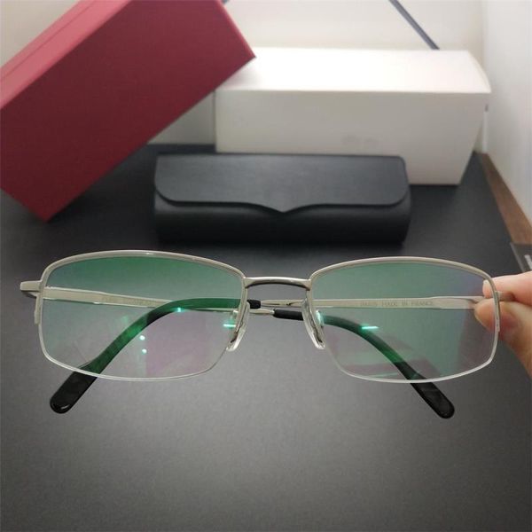 eyewear men sunglasses uv rectangle and half frame protection retro office designer case glasses with reading box luxury-2 kpse, White;black
eyewear men sunglasses uv rectangle and half frame protection retro office designer case glasses with reading box luxury-2 kpse, White;black