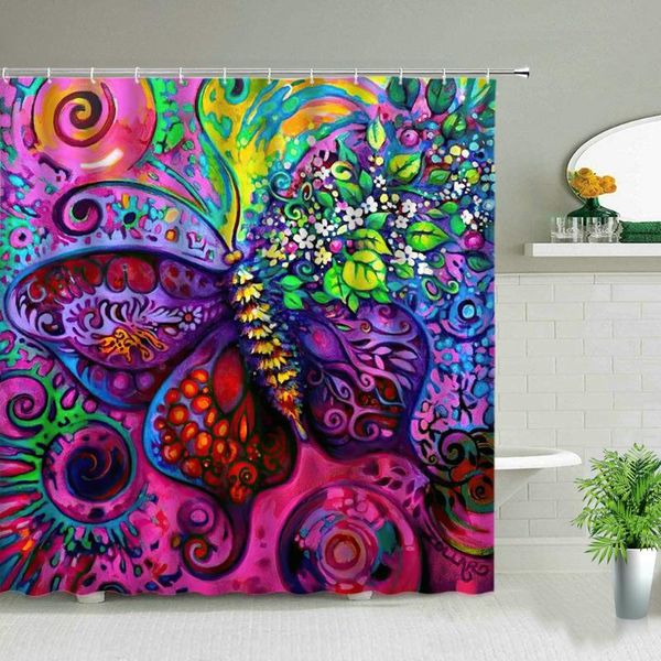 creativity color cartoons butterfly shower curtains flower plant scenery bathroom decor waterproof fabric bath curtain with hook
creativity color cartoons butterfly shower curtains flower plant scenery bathroom decor waterproof fabric bath curtain with hook