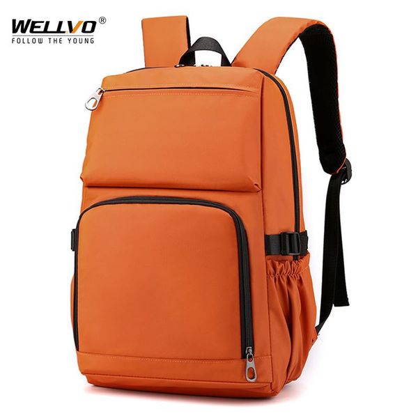 backpack solid travel men multifunction large capacity male mochila simple bags 15.6 inch lapschool backpacks black xa804zc