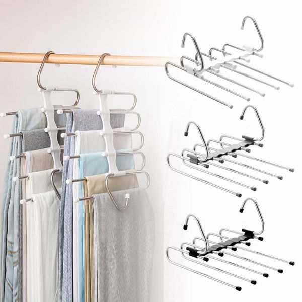 hangers & racks 5 in 1 pants rack multi-functional pant retractable hanger household trousers clothes storage organizer
hangers & racks 5 in 1 pants rack multi-functional pant retractable hanger household trousers clothes storage organizer