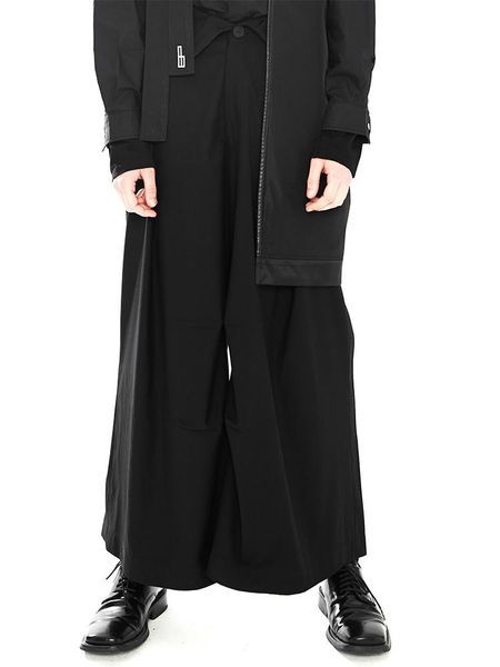 men's pants 27-46 2021 men women's clothing original niche design catwalk personality hanging feeling wide leg plus size costumes, Black
men's pants 27-46 2021 men women's clothing original niche design catwalk personality hanging feeling wide leg plus size costumes, Black