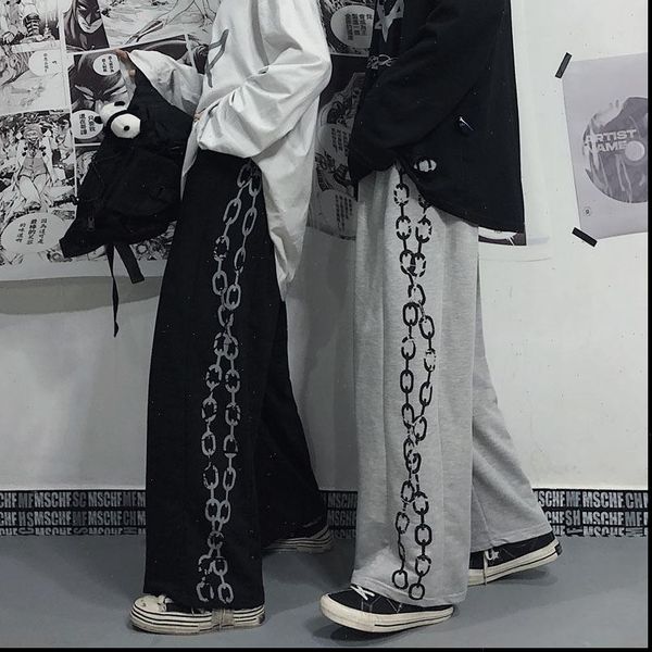 hip hop wide leg women capris autumn winter fashion vintage trousers loose casual high waist korean style, Black;white
hip hop wide leg women capris autumn winter fashion vintage trousers loose casual high waist korean style, Black;white