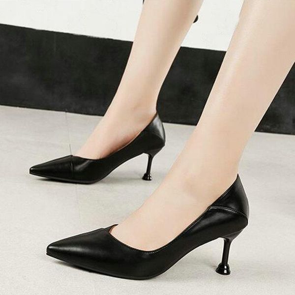 dress shoes luxury classic women pumps comfortable silp-on high heels party pointed toe solid color thin 6.5cm b11-71, Black
dress shoes luxury classic women pumps comfortable silp-on high heels party pointed toe solid color thin 6.5cm b11-71, Black