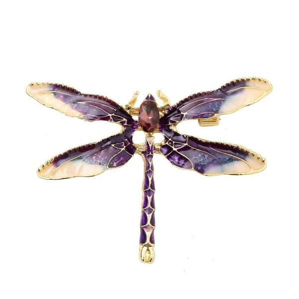 pins, brooches crystal vintage purple enamel dragonfly insects for women and men alloy metal banquet weddings pins gifts, Gray
pins, brooches crystal vintage purple enamel dragonfly insects for women and men alloy metal banquet weddings pins gifts, Gray