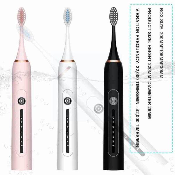 smart electric toothbrush sonic timer brush 6 mode replacement teeth brushes rechargeable set headstooth 4 with heads o8y1
smart electric toothbrush sonic timer brush 6 mode replacement teeth brushes rechargeable set headstooth 4 with heads o8y1