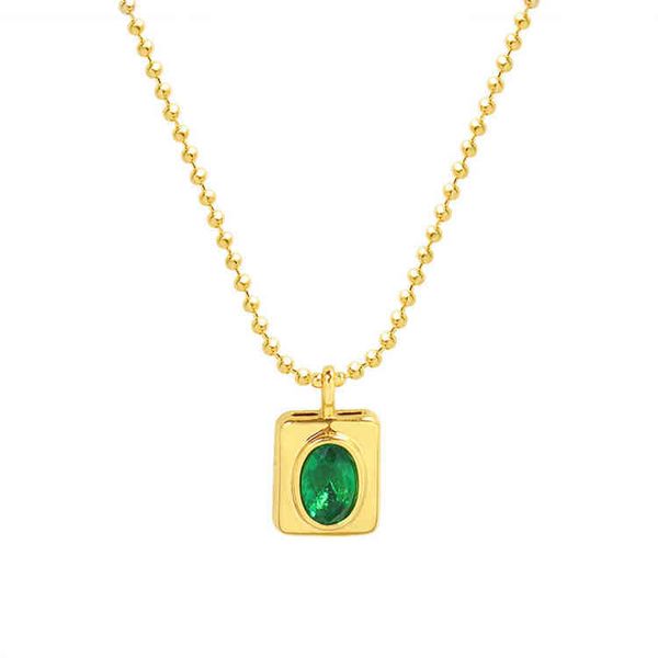 green emerald diamond jewelry zircon necklace 18k gold plated stainless steel chain crystal oval stone pendant, Silver
green emerald diamond jewelry zircon necklace 18k gold plated stainless steel chain crystal oval stone pendant, Silver