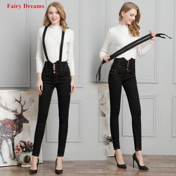 women's jeans women high waist suspenders denim trousers autumn spring winter style long pencil pants 2021 fashion overall fairy dreams, Blue
women's jeans women high waist suspenders denim trousers autumn spring winter style long pencil pants 2021 fashion overall fairy dreams, Blue