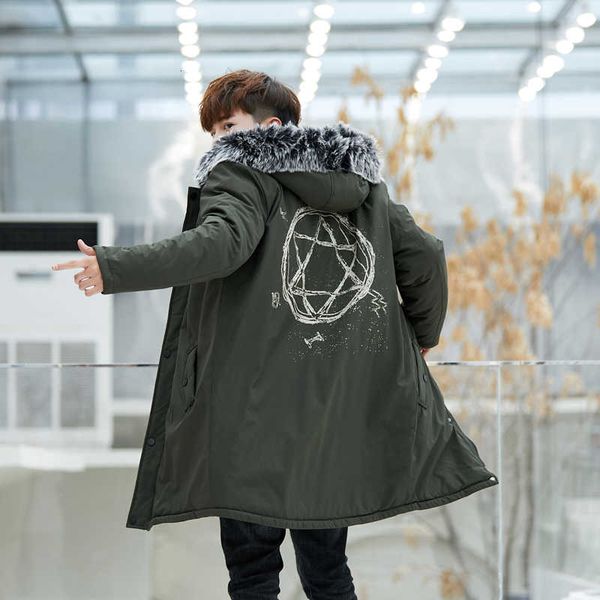 2019 new winter long style warm jas fat casual printed streetwear parka hombre hooded men overalls outrunner lbz139salable, Black
2019 new winter long style warm jas fat casual printed streetwear parka hombre hooded men overalls outrunner lbz139salable, Black