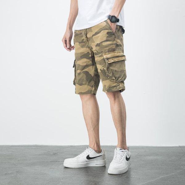 men outdoor camouflage military tactical shorts wear resistant breathable multi-pocket overalls climbing hiking sports men's, White;black
men outdoor camouflage military tactical shorts wear resistant breathable multi-pocket overalls climbing hiking sports men's, White;black