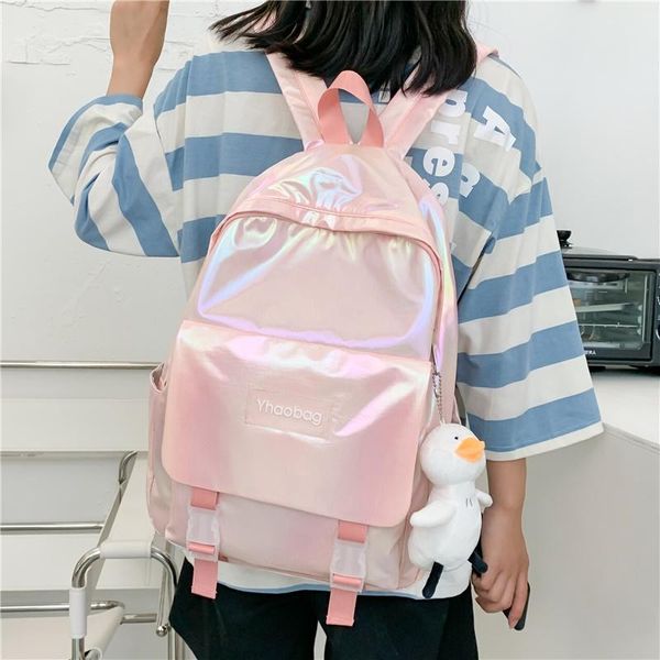 backpack korea ins school bag female 2021 fashion high college student travel junior laser nylon
backpack korea ins school bag female 2021 fashion high college student travel junior laser nylon