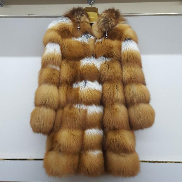 women's fur & faux brand long red coat fashion female high-end quality natural, Black
women's fur & faux brand long red coat fashion female high-end quality natural, Black