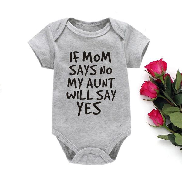 rompers cotton if mom says no my aunt will say yes born baby romper infant short sleeve girl boy bodysuit jumpsuit 0-24m, Blue
rompers cotton if mom says no my aunt will say yes born baby romper infant short sleeve girl boy bodysuit jumpsuit 0-24m, Blue