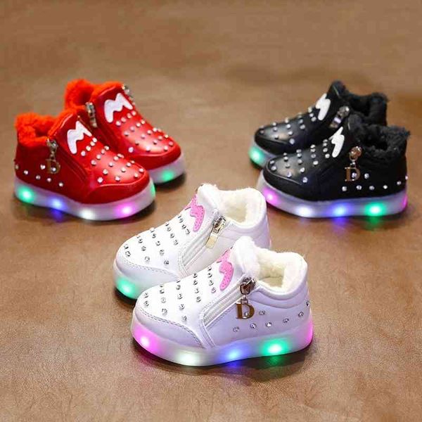 fashion casual kids girls shoes winter warm plush shoes flat heels cartoon crystal zipper children girl led light shoes flash 12 210713, Black
fashion casual kids girls shoes winter warm plush shoes flat heels cartoon crystal zipper children girl led light shoes flash 12 210713, Black