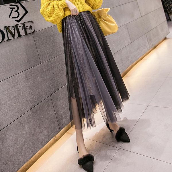 skirts elegant mesh color block ball gown skirt women 2021 spring korean casual elastic waist mid long b9d843m, Black
skirts elegant mesh color block ball gown skirt women 2021 spring korean casual elastic waist mid long b9d843m, Black