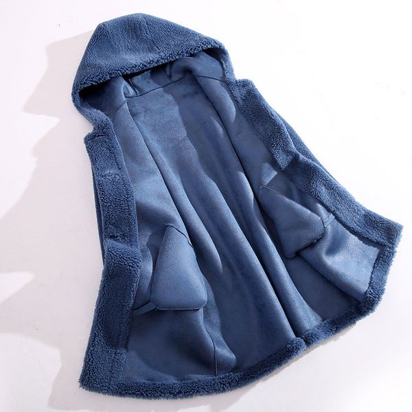 winter coat sheep shearing overcoat hooded lambswool long faux jacket women thick warm fur outwear female ubs7, Black
winter coat sheep shearing overcoat hooded lambswool long faux jacket women thick warm fur outwear female ubs7, Black