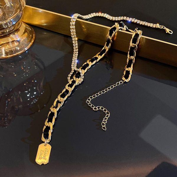 pendant necklaces korean style metal chain around the neck design personality clavicle fashion exaggeration necklace cortex stitching jewelr, Silver
pendant necklaces korean style metal chain around the neck design personality clavicle fashion exaggeration necklace cortex stitching jewelr, Silver