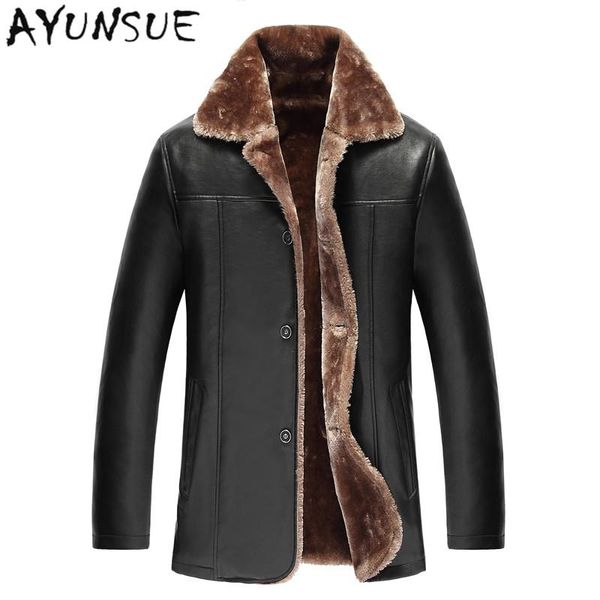 men's fur & faux winter thick leather garment casual flocking jacket clothing men down coats size yyj0049, Black
men's fur & faux winter thick leather garment casual flocking jacket clothing men down coats size yyj0049, Black