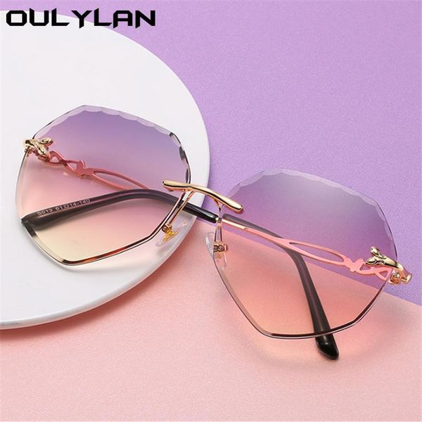 sunglasses oulylan irregular gradient women fashion rimless sun glasses ladies vintage frameless love heart shape eyewear uv400, White;black
sunglasses oulylan irregular gradient women fashion rimless sun glasses ladies vintage frameless love heart shape eyewear uv400, White;black