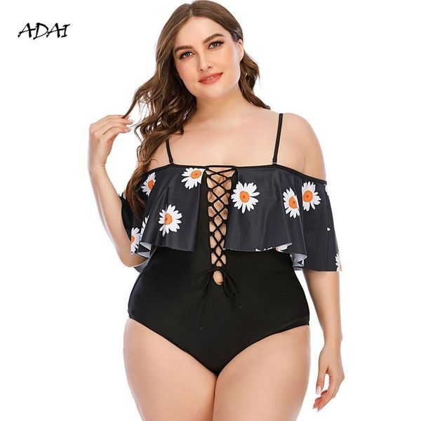 black one piece swimsuit plus size cross strap off shoulder ruffle bikini women print swimwear sport bodysuit bathing suits
black one piece swimsuit plus size cross strap off shoulder ruffle bikini women print swimwear sport bodysuit bathing suits