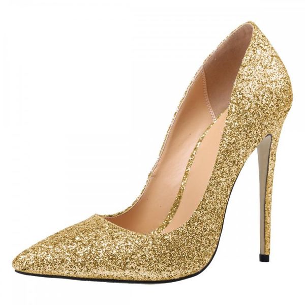 arqa women high heels lady pumps glitter pointed toe thin heels wedding shoes for woman 12cm high-heeled fashion sequins, Black
arqa women high heels lady pumps glitter pointed toe thin heels wedding shoes for woman 12cm high-heeled fashion sequins, Black