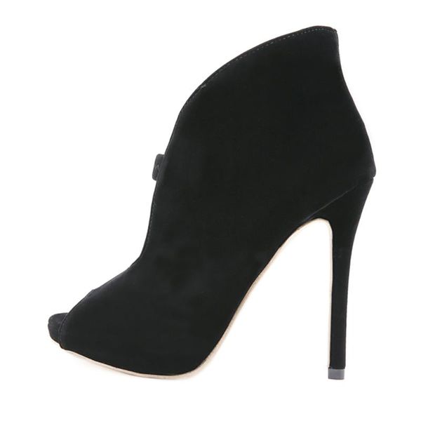 boots summer women fashion stilettos heels consice peep toe slip on height concise cool short 35-40, Black
boots summer women fashion stilettos heels consice peep toe slip on height concise cool short 35-40, Black
