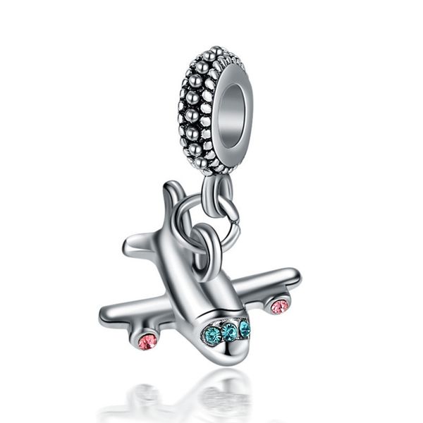 1pcs cute airplane pendant diy beads adapting to original pandora charm bracelet ladies jewelry making gifts black friday, Silver
1pcs cute airplane pendant diy beads adapting to original pandora charm bracelet ladies jewelry making gifts black friday, Silver