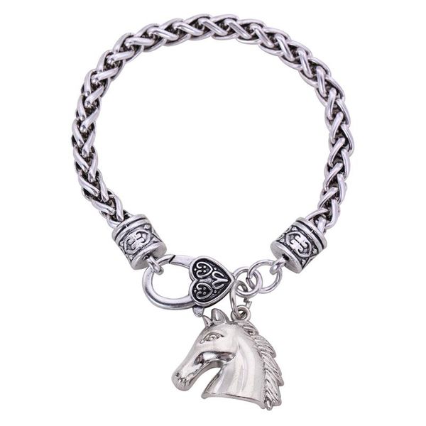 charm bracelets skyrim retro sliver painted horse head bracelet animal pendant jewelry viking ethnic wheat chain for men gift, Golden;silver
charm bracelets skyrim retro sliver painted horse head bracelet animal pendant jewelry viking ethnic wheat chain for men gift, Golden;silver