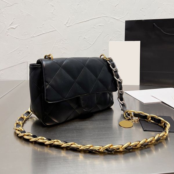 classic mini flap square luxury designer bags lambskin real leather coin lucky charm thick two-tone chain cross body shoulder cosmetic handb
classic mini flap square luxury designer bags lambskin real leather coin lucky charm thick two-tone chain cross body shoulder cosmetic handb