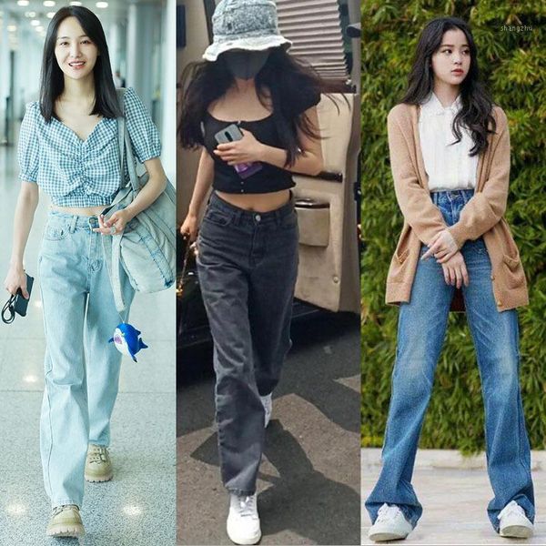 autumn trendy design floor trousers broad legs jeans cotton high wais washed vintage thin casual women fashion, Blue
autumn trendy design floor trousers broad legs jeans cotton high wais washed vintage thin casual women fashion, Blue