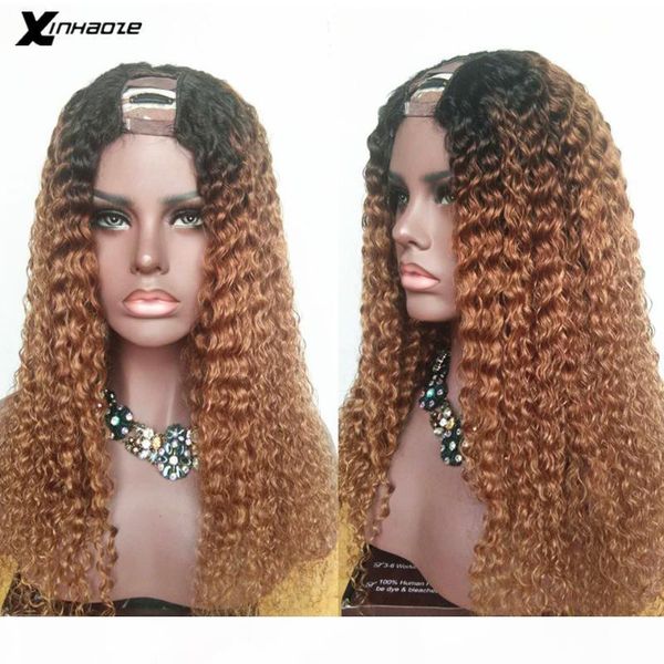 2*4'' u part human hair wigs ombre brown #1bt30 water curly highlight deep wave u shape part wig with adjustable strap, Black;brown
2*4'' u part human hair wigs ombre brown #1bt30 water curly highlight deep wave u shape part wig with adjustable strap, Black;brown