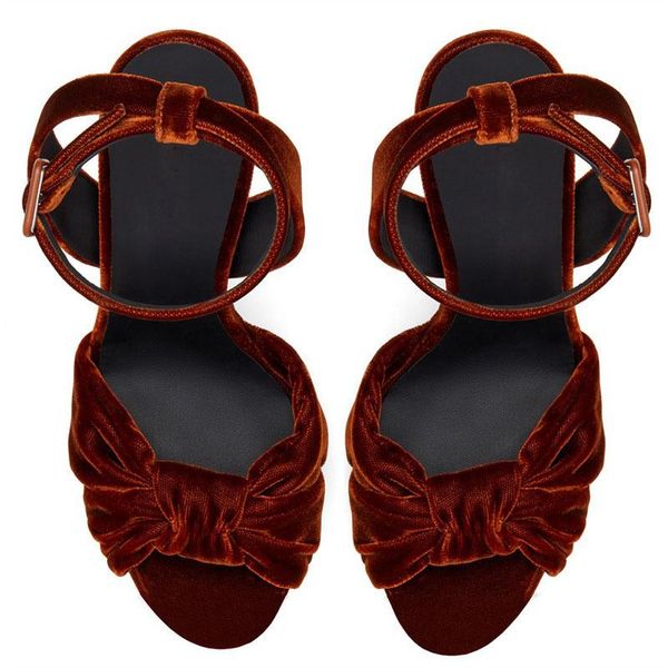 sandals lady high platform knot velvet ankle strap stiletto heels dress shoes woman peep toe cut out party sandal, Black
sandals lady high platform knot velvet ankle strap stiletto heels dress shoes woman peep toe cut out party sandal, Black