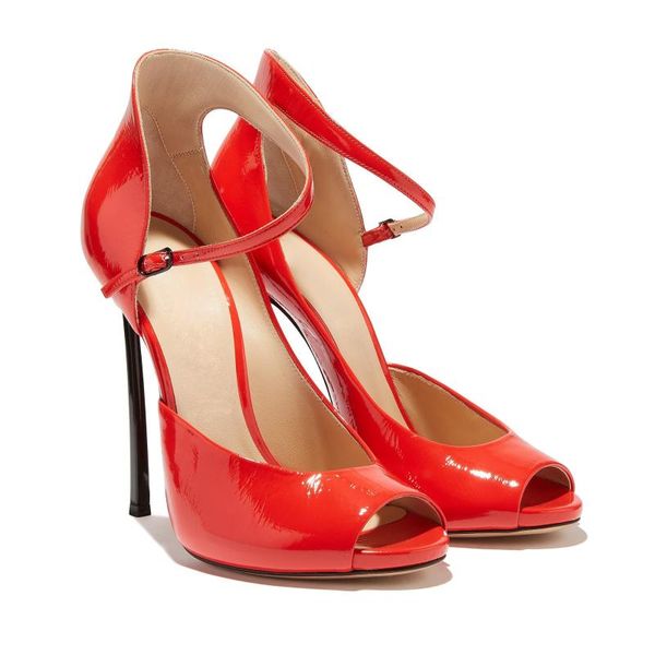 dress shoes for sandal women peep toe patent leather thin lady buckle strap high heels sandals fashion single red pumps, Black
dress shoes for sandal women peep toe patent leather thin lady buckle strap high heels sandals fashion single red pumps, Black