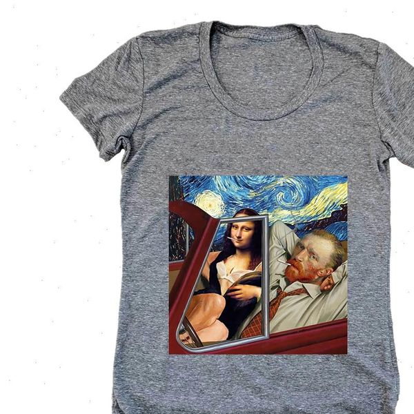 breathable harajuku van gogh t shirt funny humor spoof a of paintings new t shirt women classic simplicity t shirt, White
breathable harajuku van gogh t shirt funny humor spoof a of paintings new t shirt women classic simplicity t shirt, White