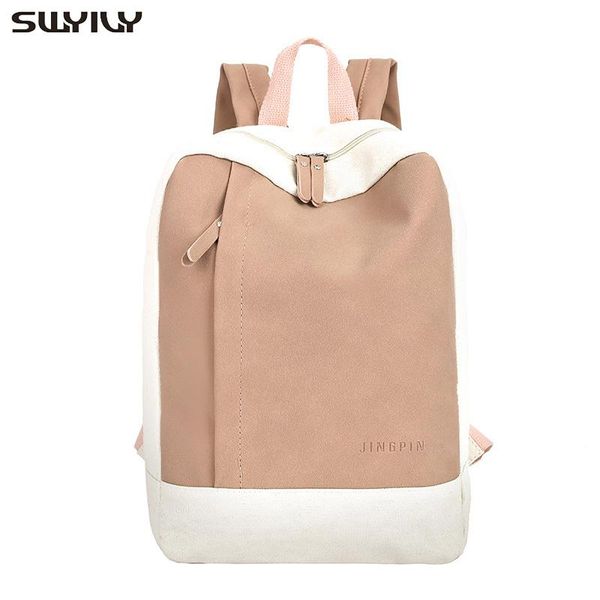 backpack swyivy large-capacity student zipper bag 2021 school blue/pink/brown travel backpacks for teenager preppy style unisex
backpack swyivy large-capacity student zipper bag 2021 school blue/pink/brown travel backpacks for teenager preppy style unisex