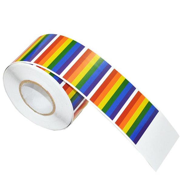 gift wrap 500 pieces gay pride rainbow stickers on a roll,support lgbt causes,pride flag labels for gifts,crafts,envelope sealing,1.2 x
gift wrap 500 pieces gay pride rainbow stickers on a roll,support lgbt causes,pride flag labels for gifts,crafts,envelope sealing,1.2 x