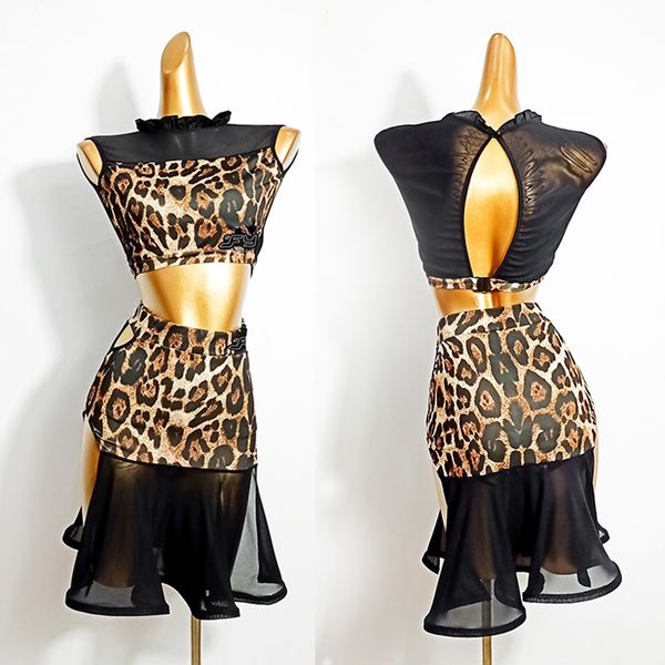 new latin dance dress latin dance skirt leopard performance clothing women salsa samba cha-cha costume vdb2285, Black;red
new latin dance dress latin dance skirt leopard performance clothing women salsa samba cha-cha costume vdb2285, Black;red