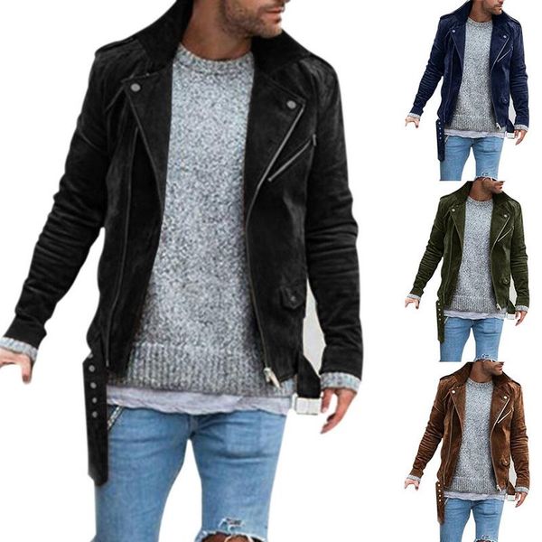 men's jackets nice hip hop streetwear long sleeve suede fabric jacket men casual sashes overcoat outwear coat chaqueta hombre clothes, Black;brown
men's jackets nice hip hop streetwear long sleeve suede fabric jacket men casual sashes overcoat outwear coat chaqueta hombre clothes, Black;brown