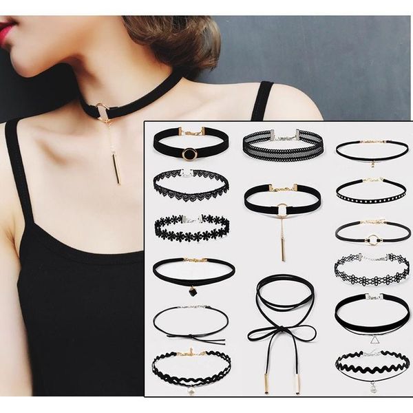 chokers korean style women necklace fashion brand design for ladies collar lace clavicle chain trend female jewelry collares choker, Golden;silver
chokers korean style women necklace fashion brand design for ladies collar lace clavicle chain trend female jewelry collares choker, Golden;silver