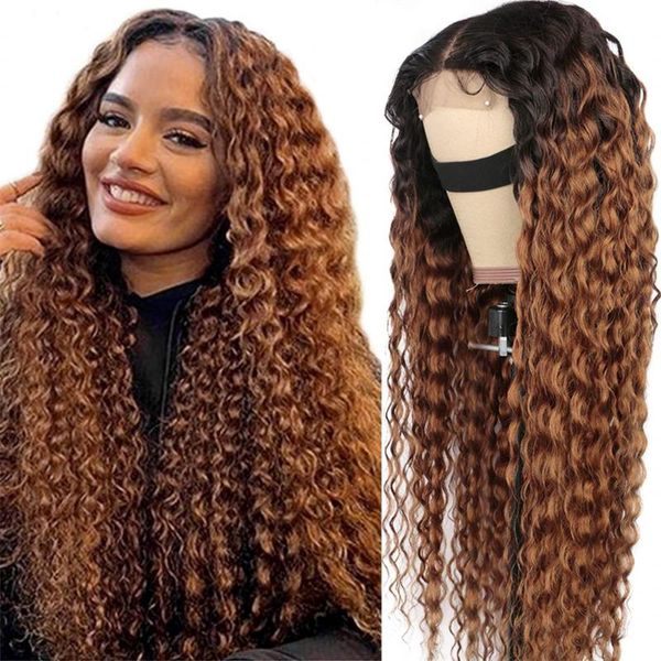 lace wigs 13x6 water wave front human hair pre plucked #1b/30 ombre blonde colered 250% density brazilian for women, Black;brown
lace wigs 13x6 water wave front human hair pre plucked #1b/30 ombre blonde colered 250% density brazilian for women, Black;brown